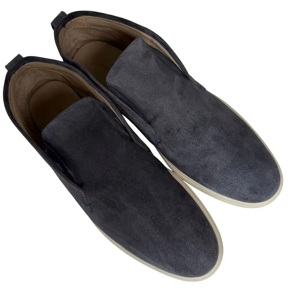 PETER MILLAR  Excursionist Slip-On Chukka Suede Leather Boot Blue Men's Size 11M
